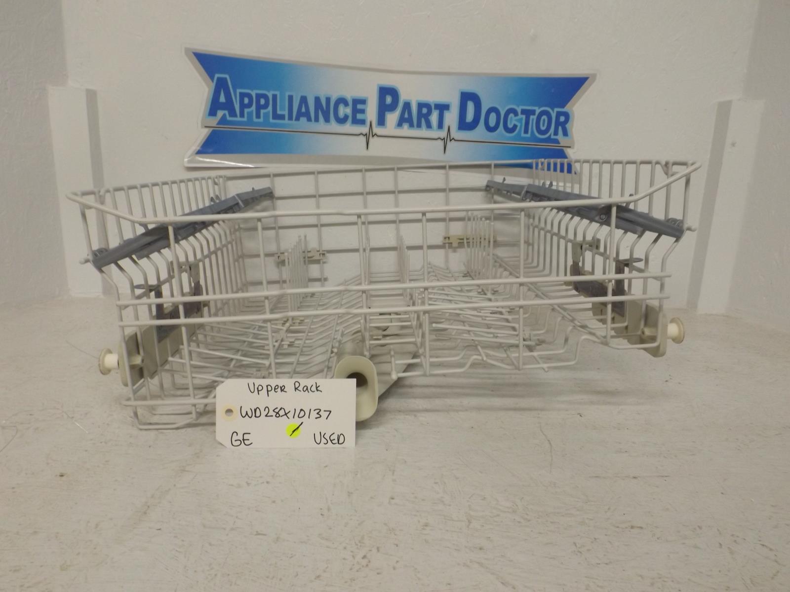 GE Dishwasher Dishrack Upper WD28X10137 Used GE Dishwasher Dishrack Upper WD28X10137 Used